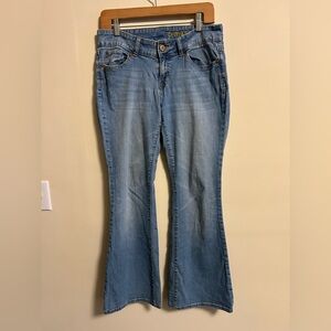 GAP Women's Medium Light Blue Flare Jeans